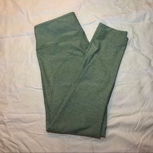 Outdoor voices green crop leggings